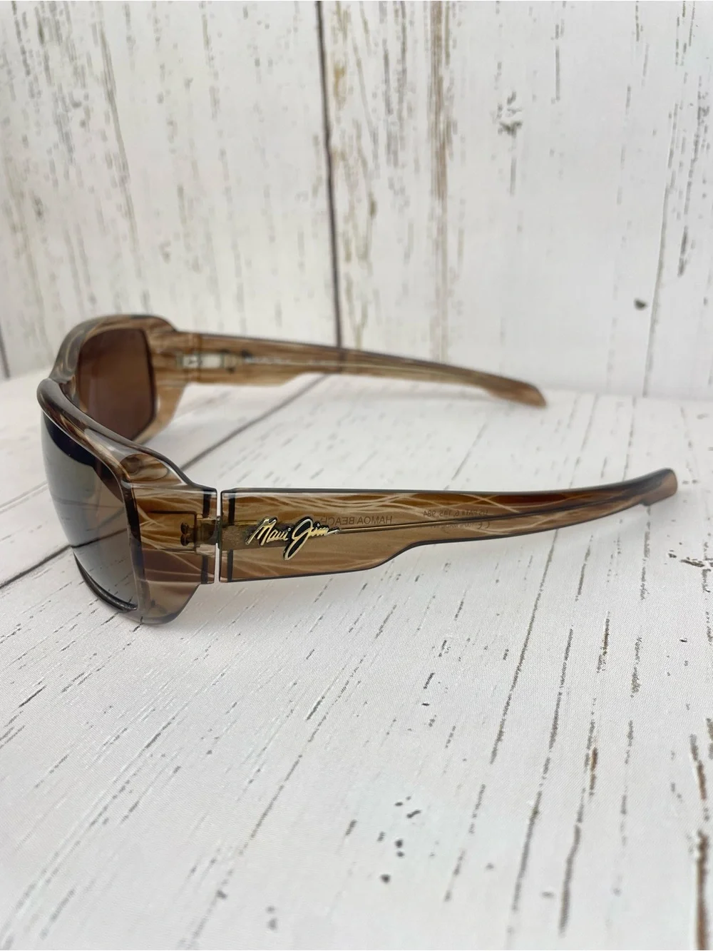 Maui Jim‎ Hamoa Beach Polarized Sunglasses *Rootbeer *HCL Bronze